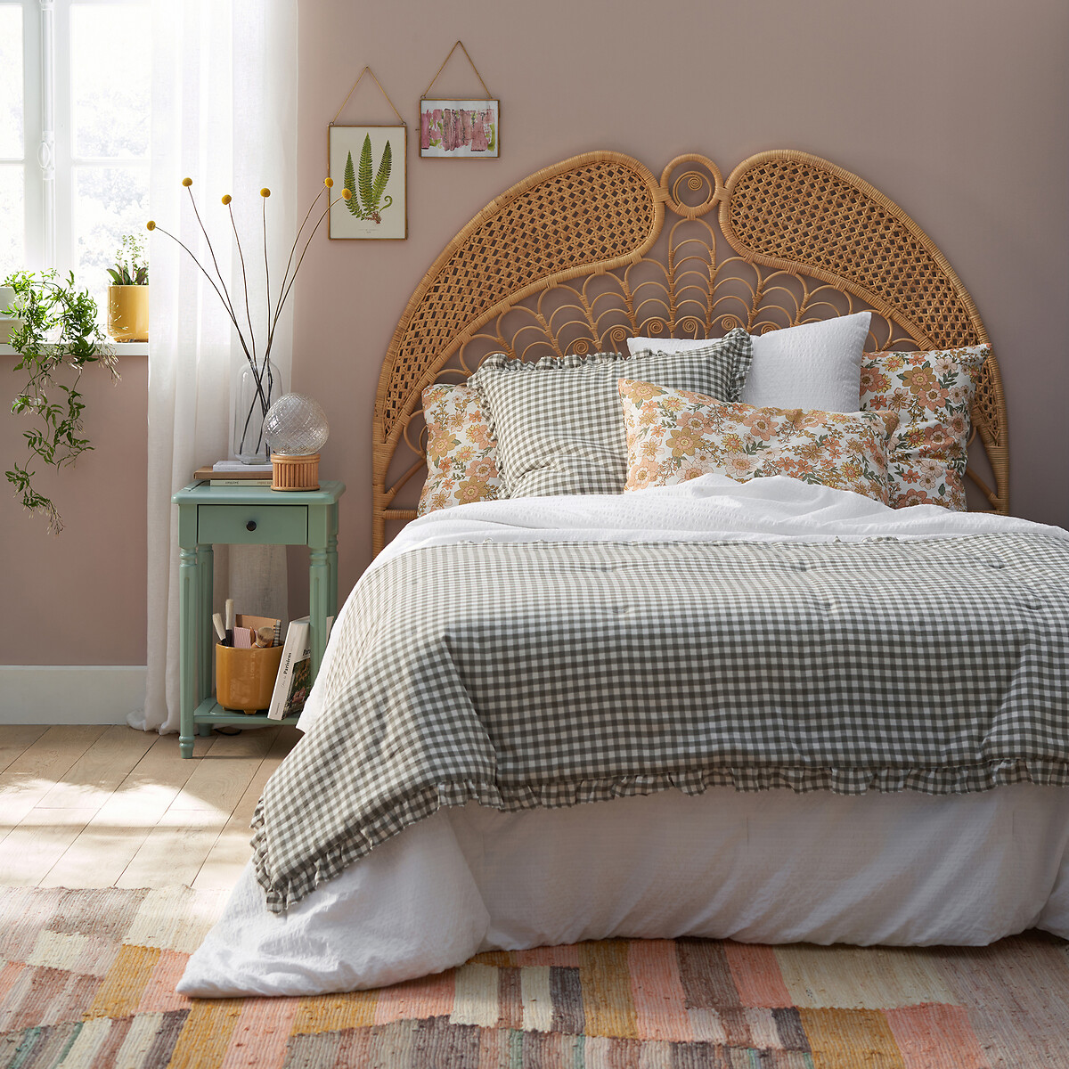 Tapis tissé plat en coton, Kanta multicolore, LA REDOUTE INTERIEURS