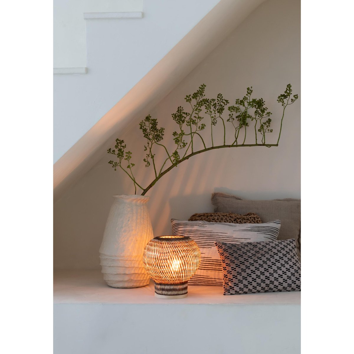 Lampe De Table Bambou BARBADOS naturel, GOOD & MOJO