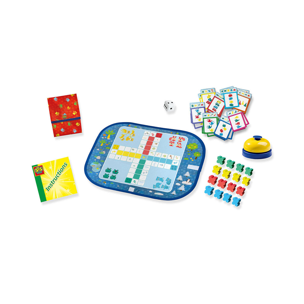Brinquedo "Jogo de viagem Wrap & Go", SES multicolor, SES