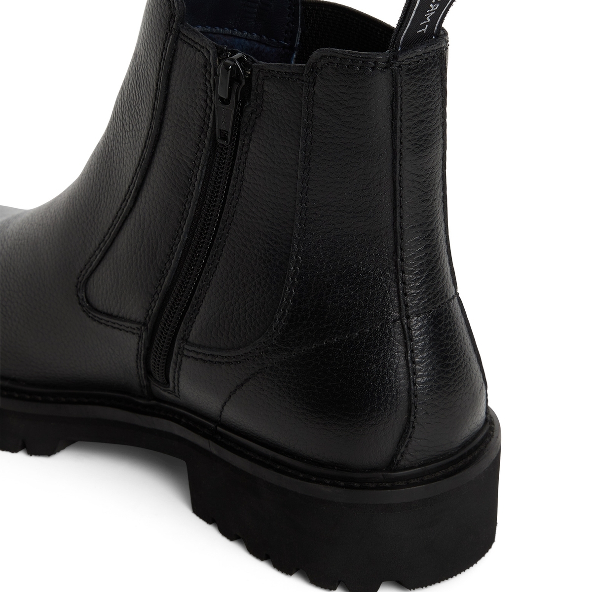 Bottine Chelsea homme noir cuir, TAMARIS
