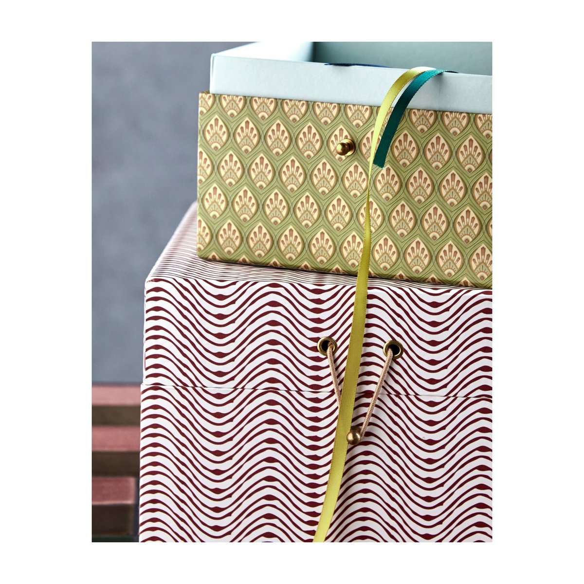 Boîtes de rangement Color Keep 20 x 15 cm rouge, HOUSE DOCTOR
