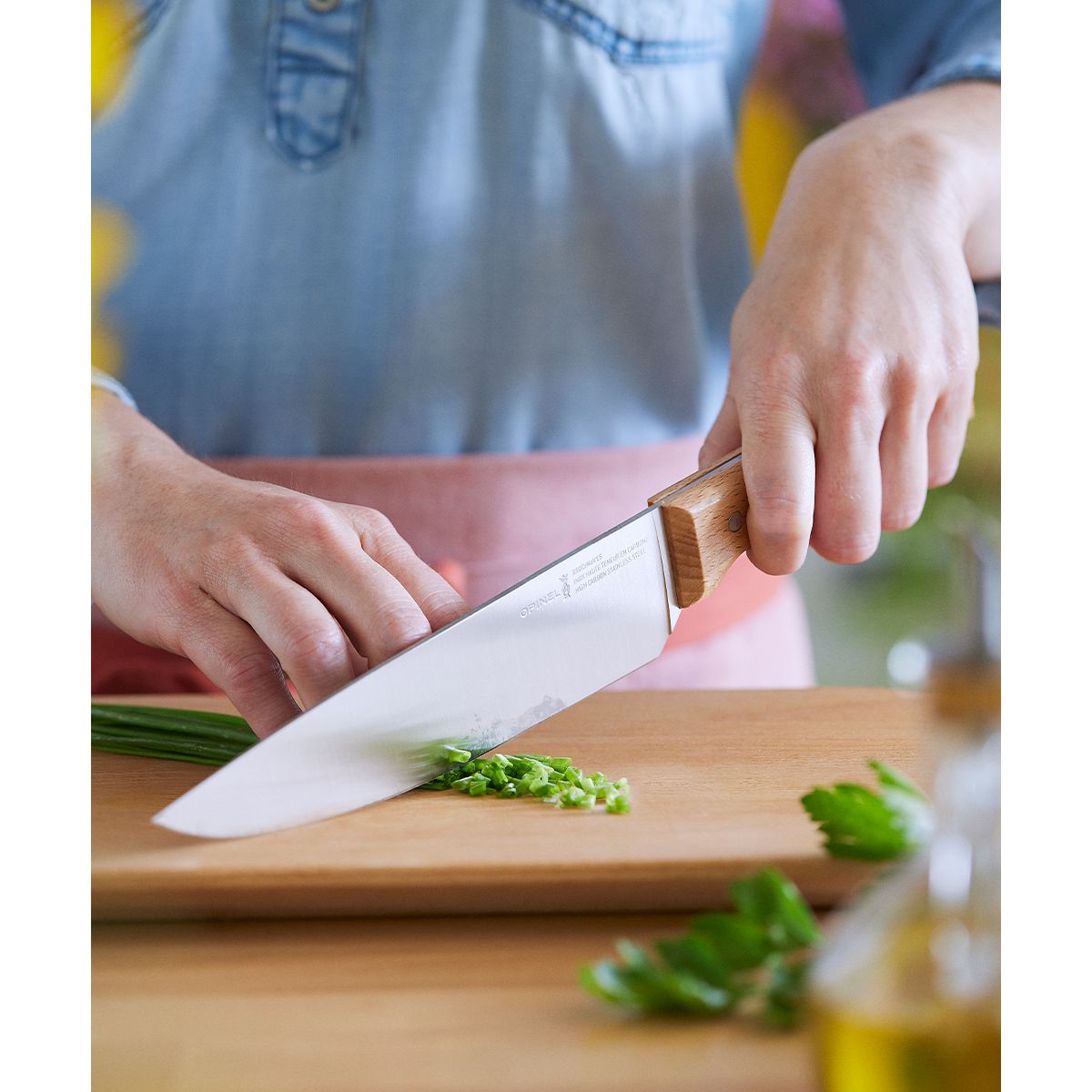 Couteau chef Parallèle No118 argent / métallique, OPINEL