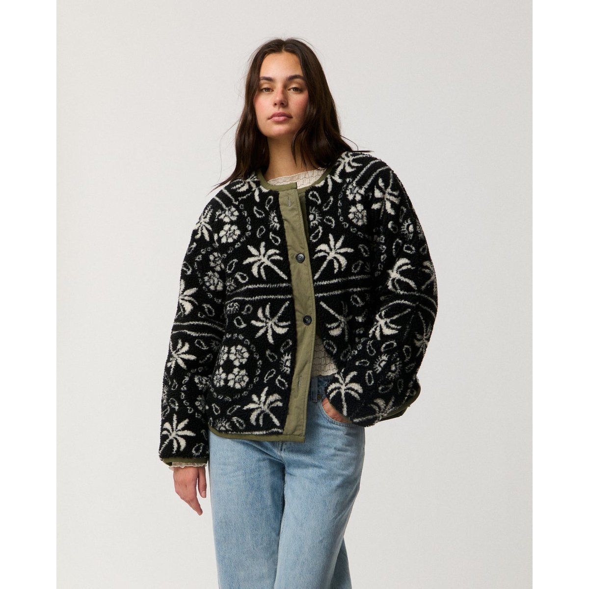 Veste Reversible Bossa NOVA military green, RIP CURL