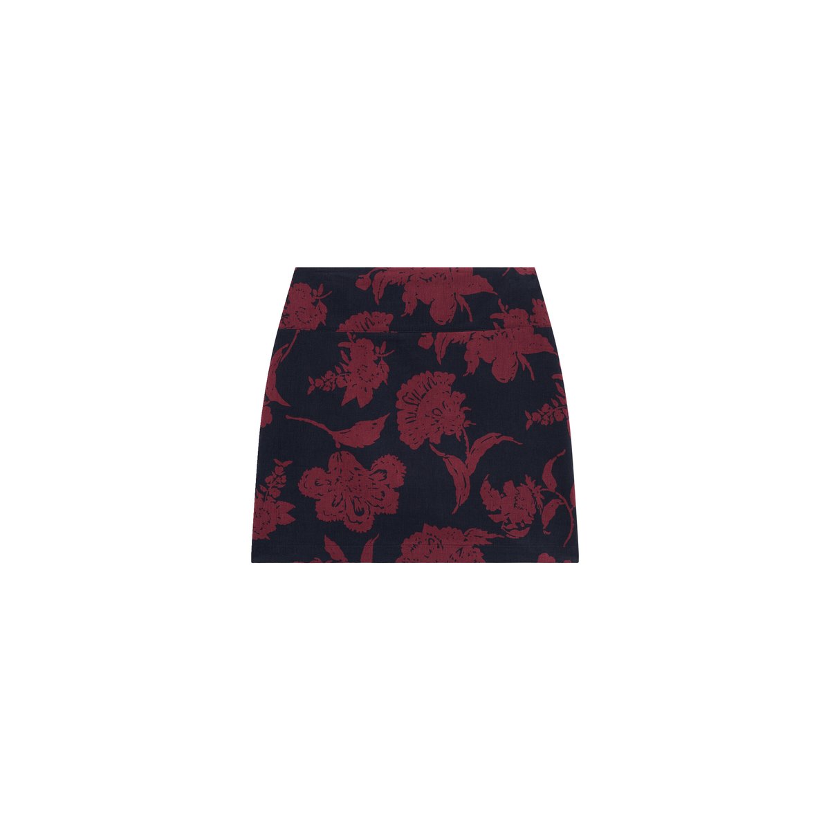 Jupe courte fluide JOSCANE bordeaux, CAROLL