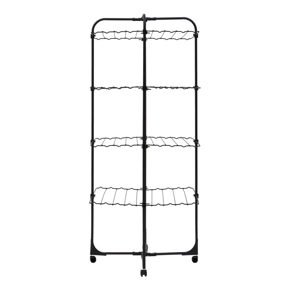 Étendoir à linge tour pliable OLYMPE noir, 5FIVE SIMPLY SMART