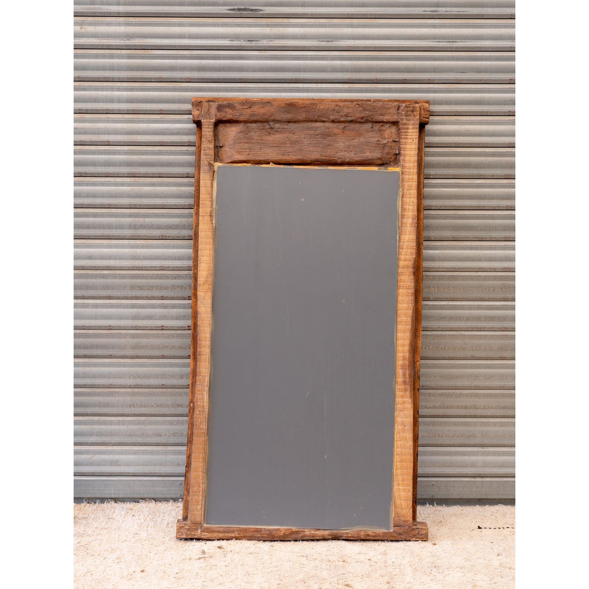 Grand miroir en bois Georges N°1307 - Bon état bois foncé, DEBONGOUT