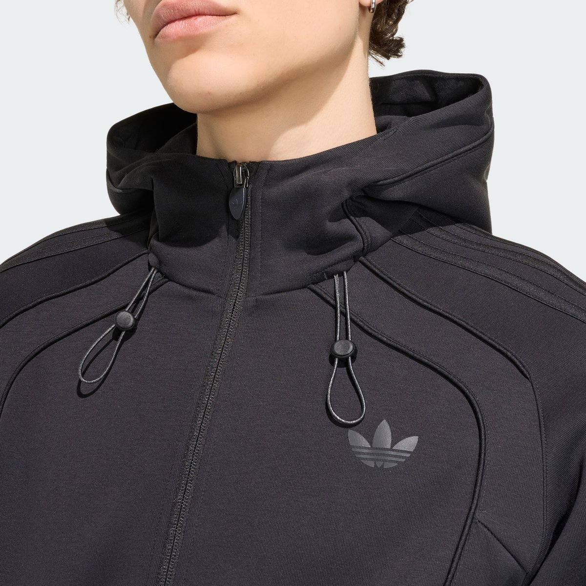 Veste À Capuche Zip Intégral Spacer Cutline Teamgeist 26 Veste À Capuche Zip Intégral Spacer Cutline Teamgeist 26 black, adidas Originals