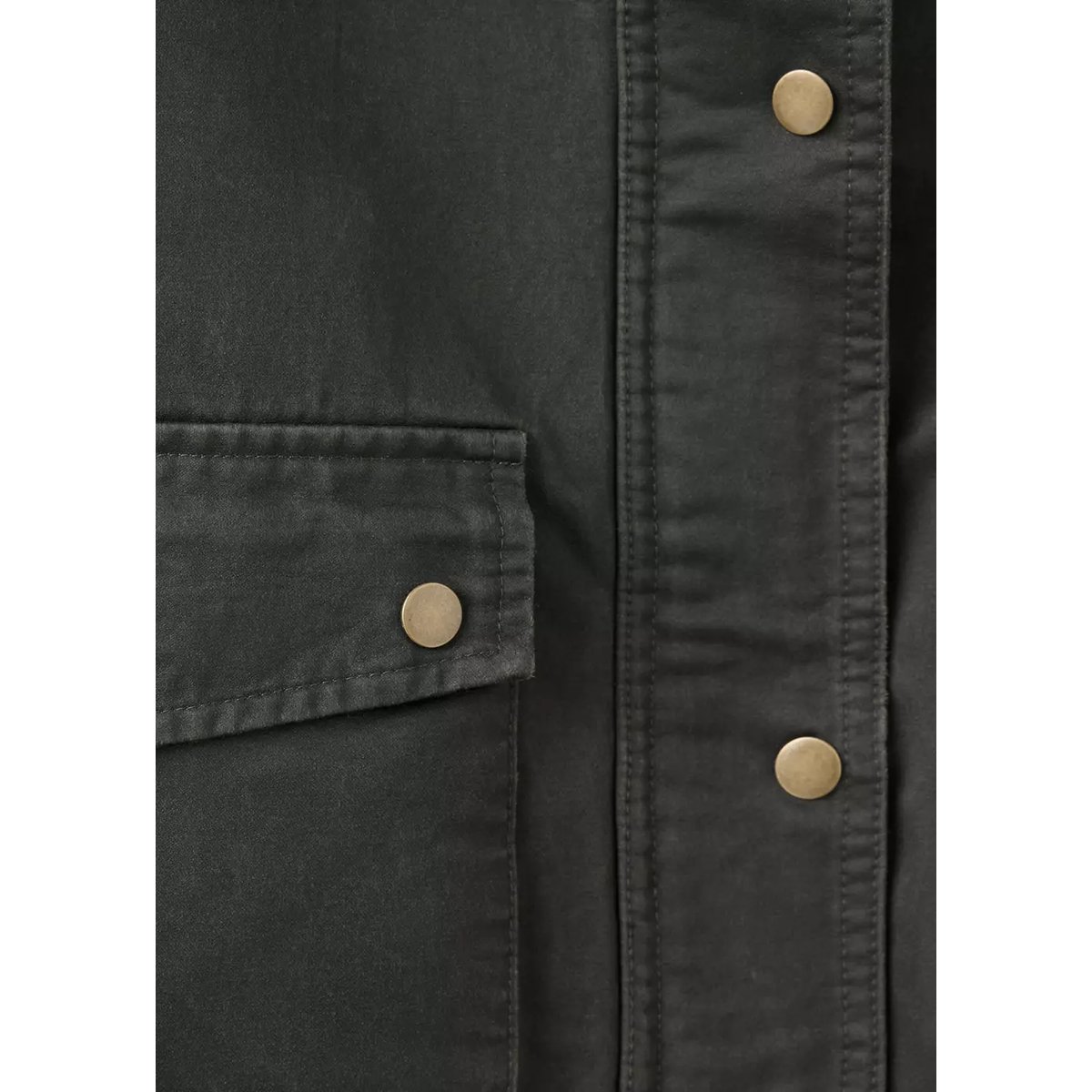 Parka coton en velours côtelé vert moyen, MANGO TEEN