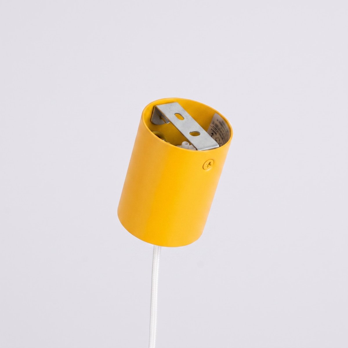 Lustre Acier Jaune E14 4 Nox jaune, EDEN