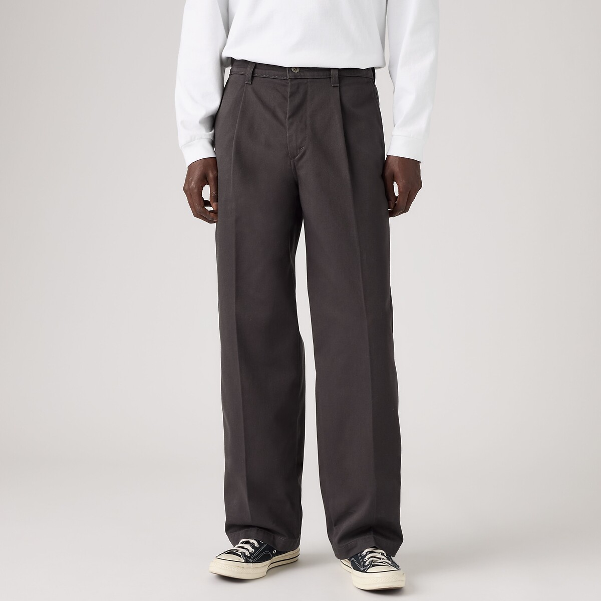 Pantalon chino, loose pitbull grey twill, LEVI'S