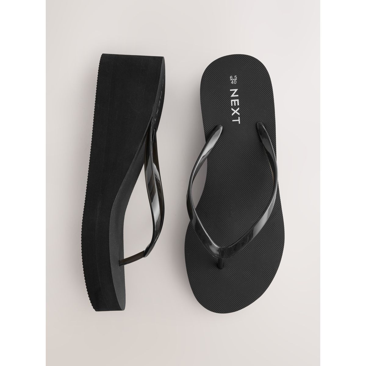Tongs wede noir, NEXT