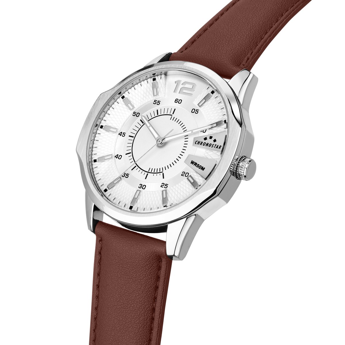 Montre BRAVE noir, mat, CHRONOSTAR