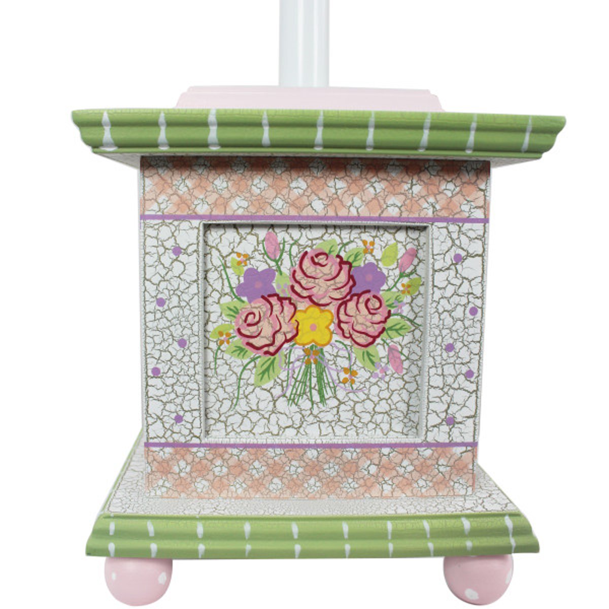 Lampe Chevet Bureau Enfant CRACKLED ROSE rose, TEAMSON KIDS
