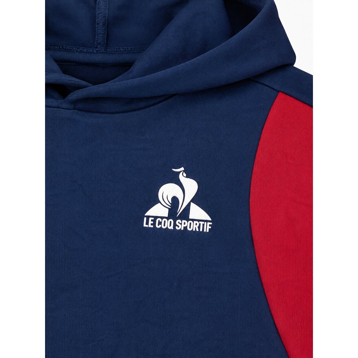 Sweat à capuche Tricolore bleu, LE COQ SPORTIF
