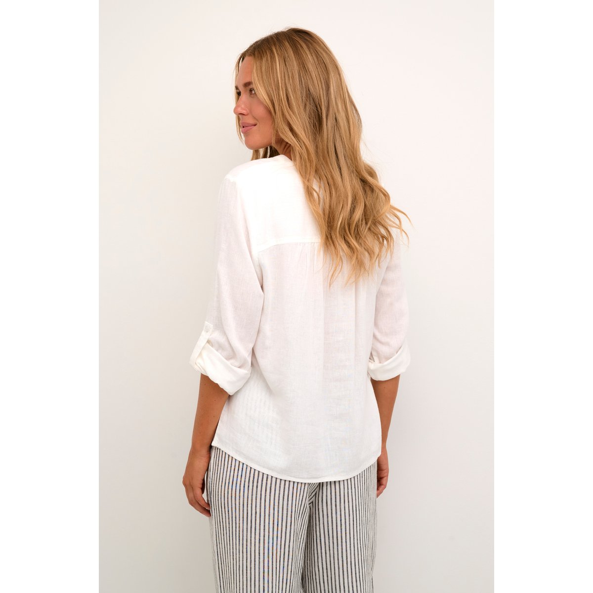 Blouse à manches longues blanc chalk, KAFFE