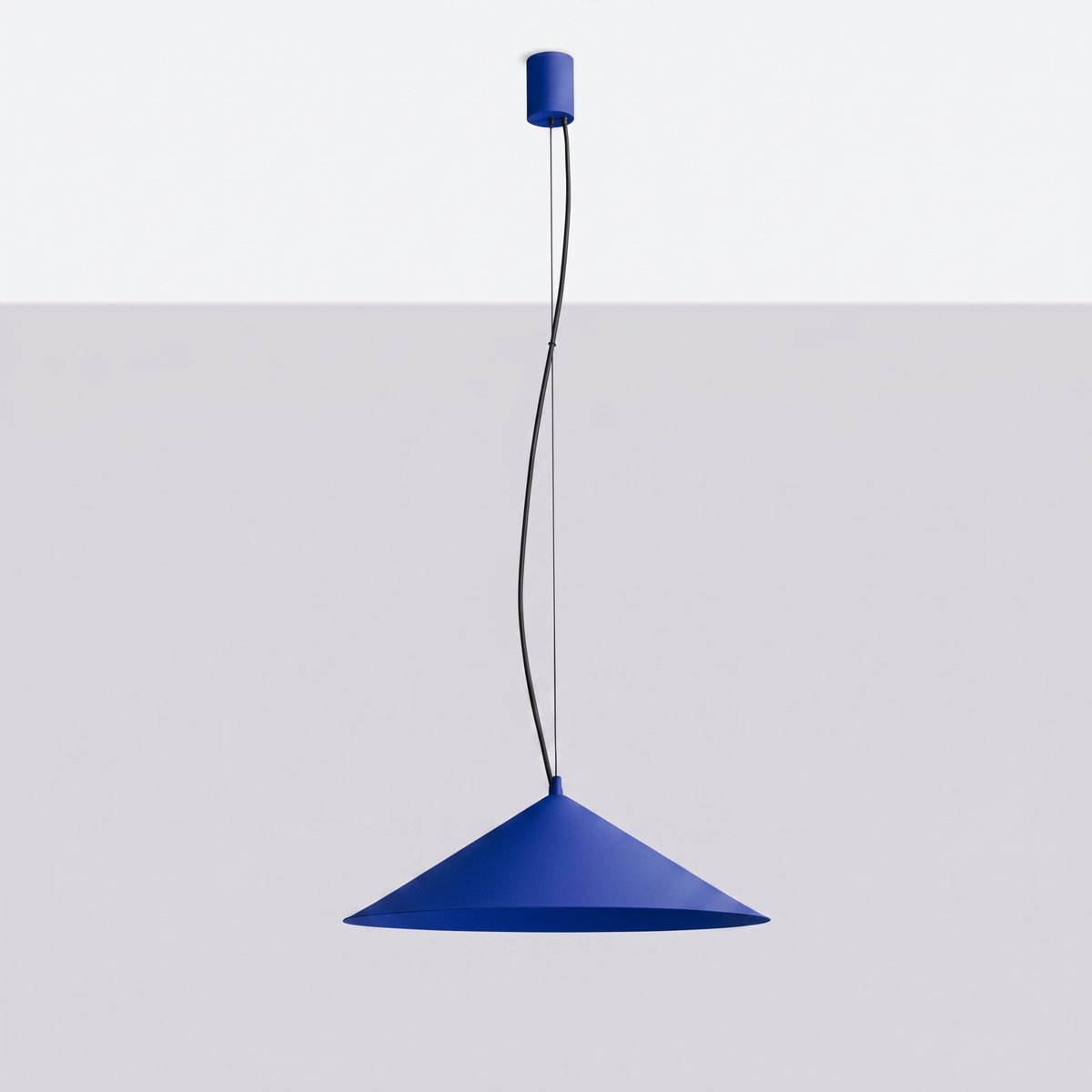 Suspension Acier Outremer LED 1 Fint outremer, EDEN