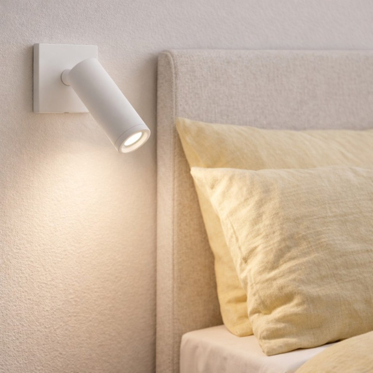 Petite Applique liseuse led encastrable blanc mat Asia blanc, MILLUMINE