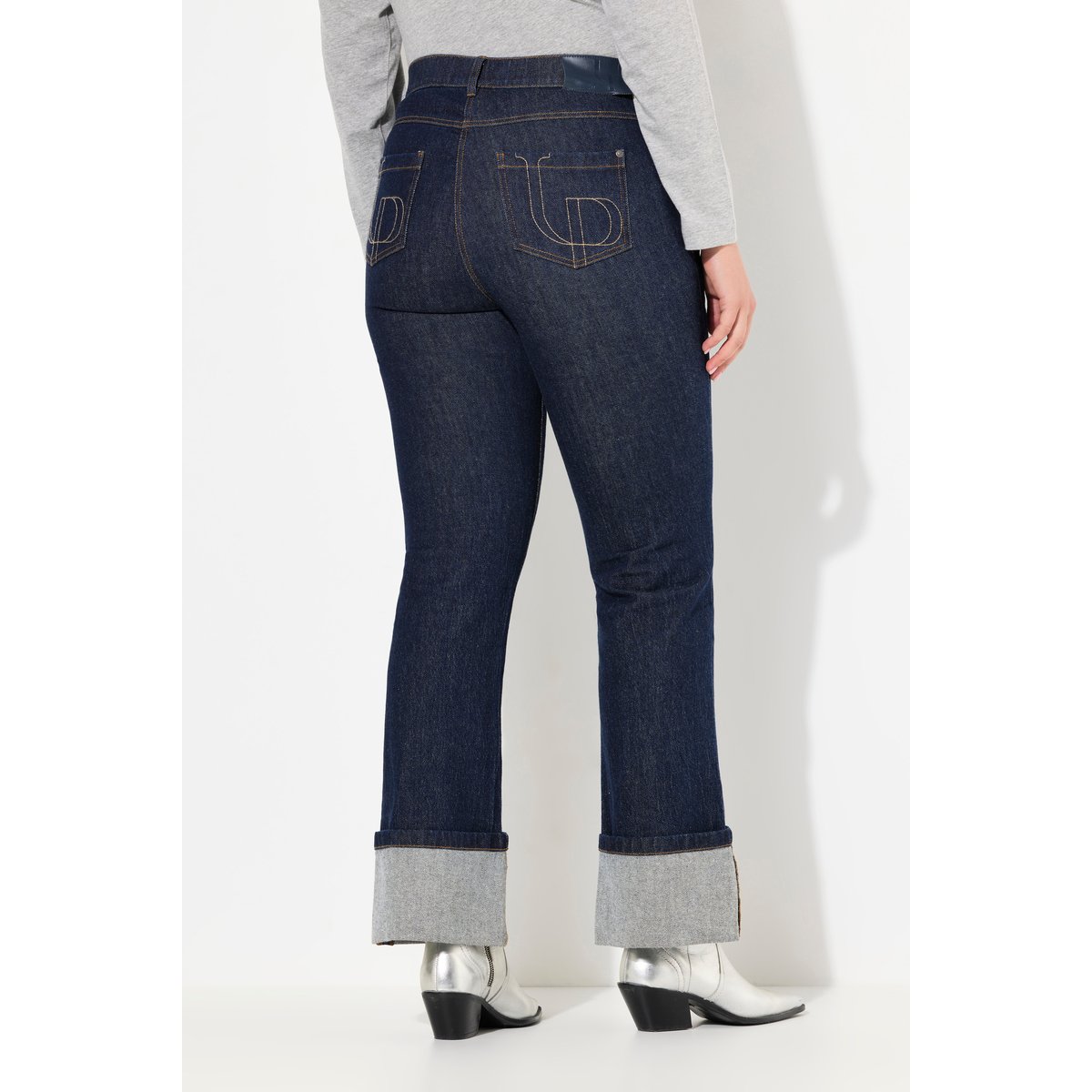 Jean Mary en denim extensible lavage rincé, ULLA POPKEN