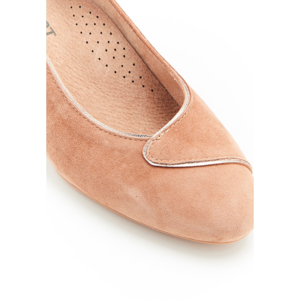 Escarpins fantaisie marron camel, DAMART