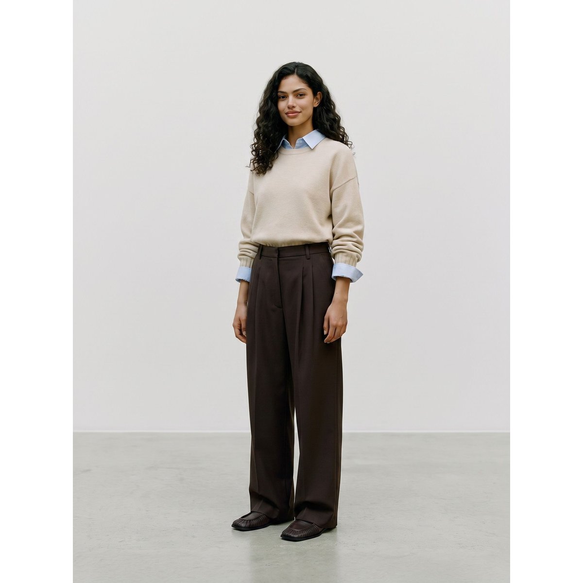 Pull En Maille birch, VERO MODA