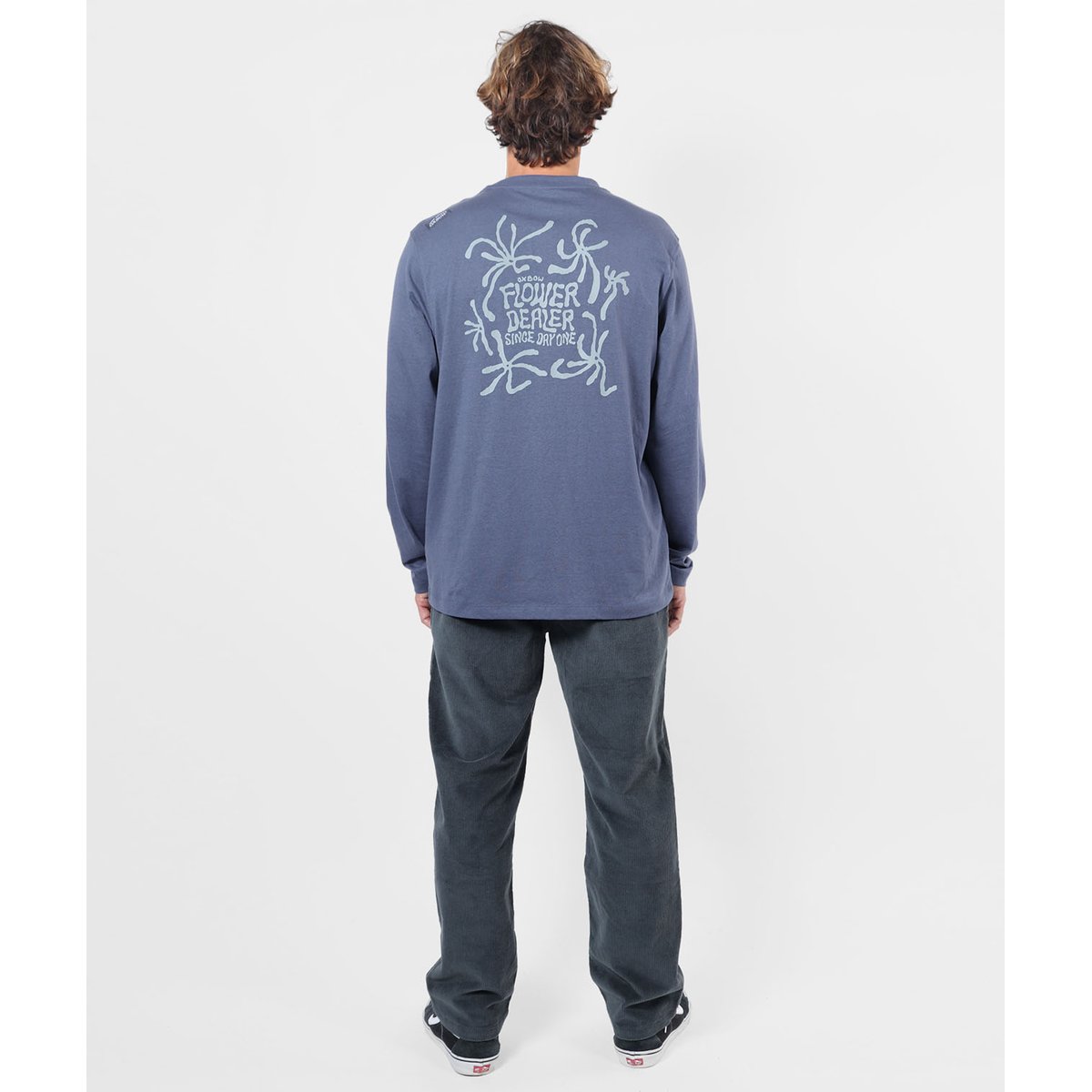 Tee-shirt manches longues MELT vintage indigo, OXBOW