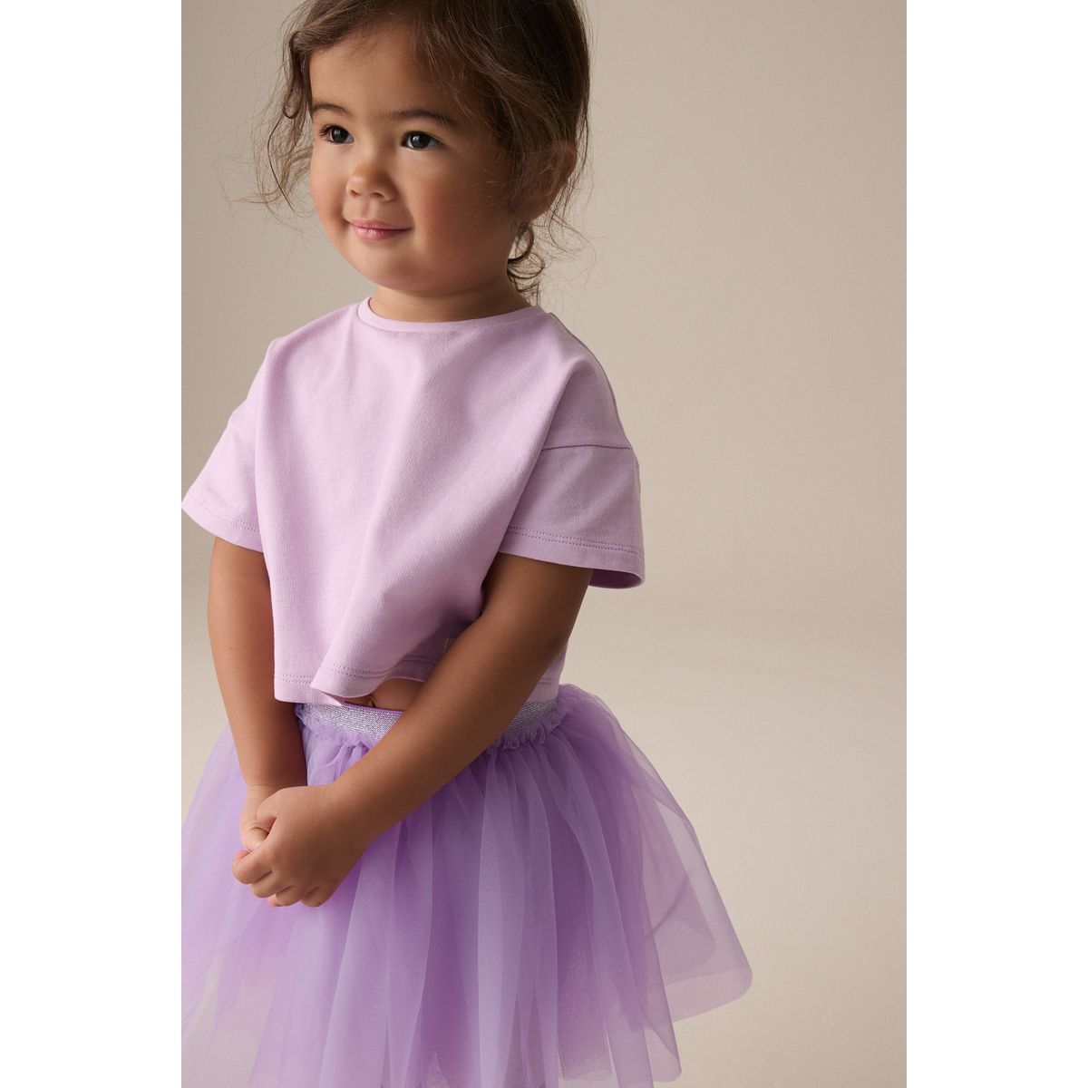 Ensemble jupe et t-shirt violet lilas, NEXT
