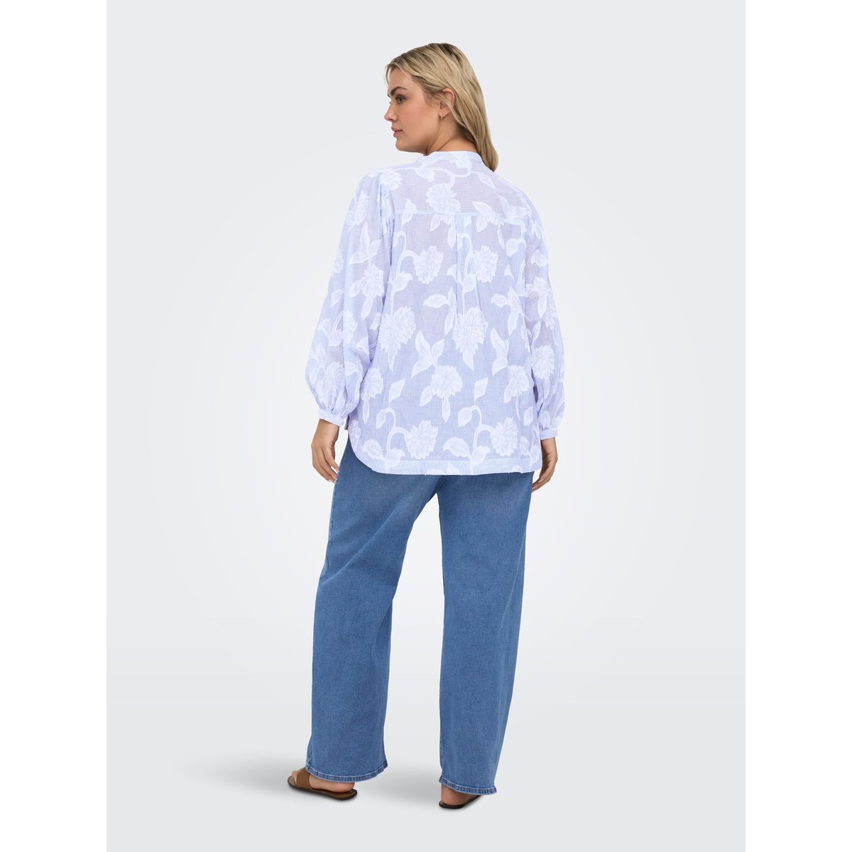 Jean À Jambe Large medium blue denim, ONLY CARMAKOMA