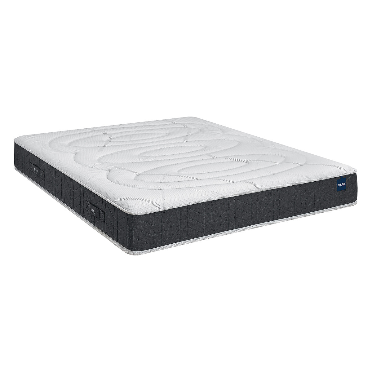 Materasso schiuma BULTEX Nano 25 cm, Ultimum bianco/grigio fumo, BULTEX