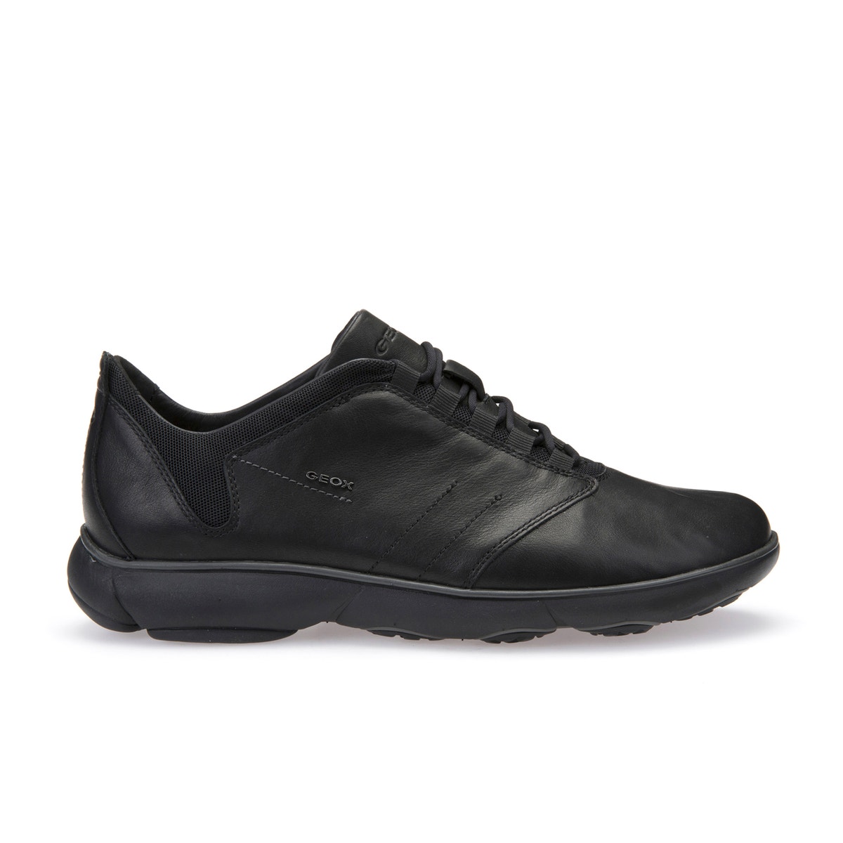 Baskets cuir Nebula noir, GEOX