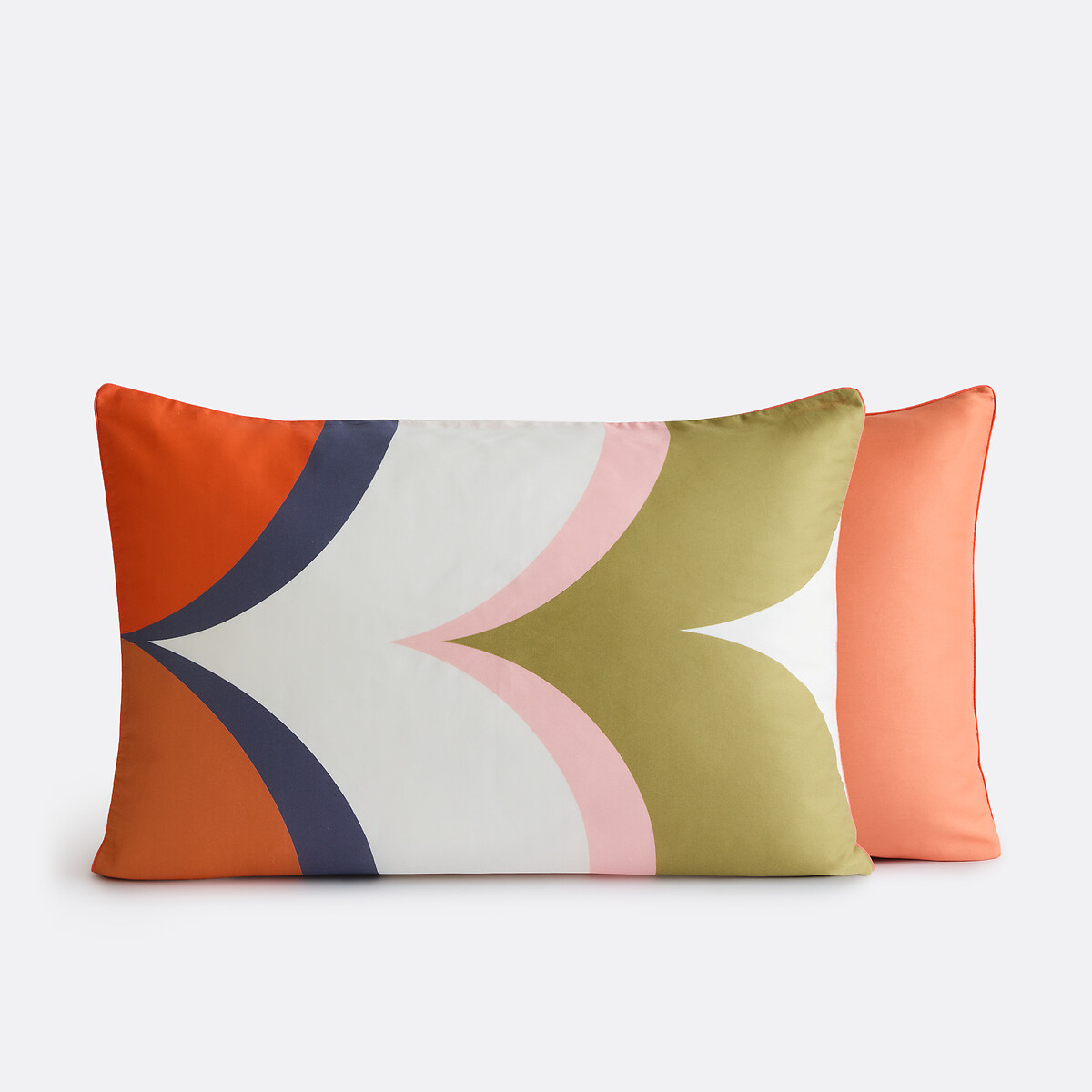 Taie d'oreiller en satin de coton, WONDER imprimé, MAPOÉSIE X LA REDOUTE INTÉRIEURS