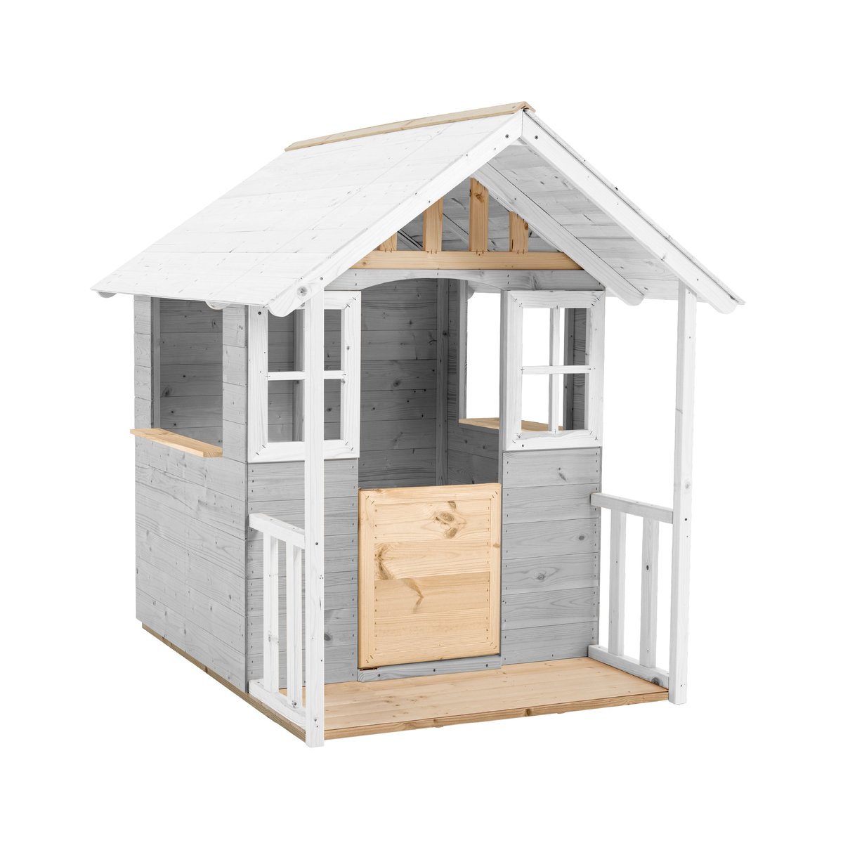 Maisonnette modulable PERCE-NEIGE gris - blanc - marron, TP TOYS