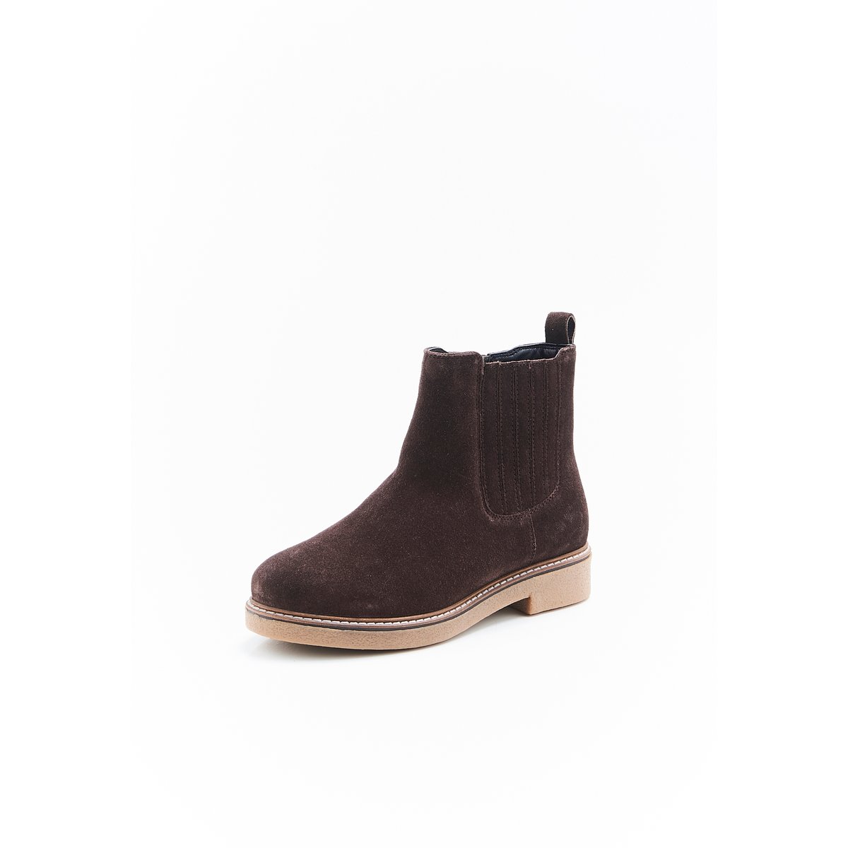 Boots Chelsea Thermolactyl marron chocolat, DAMART
