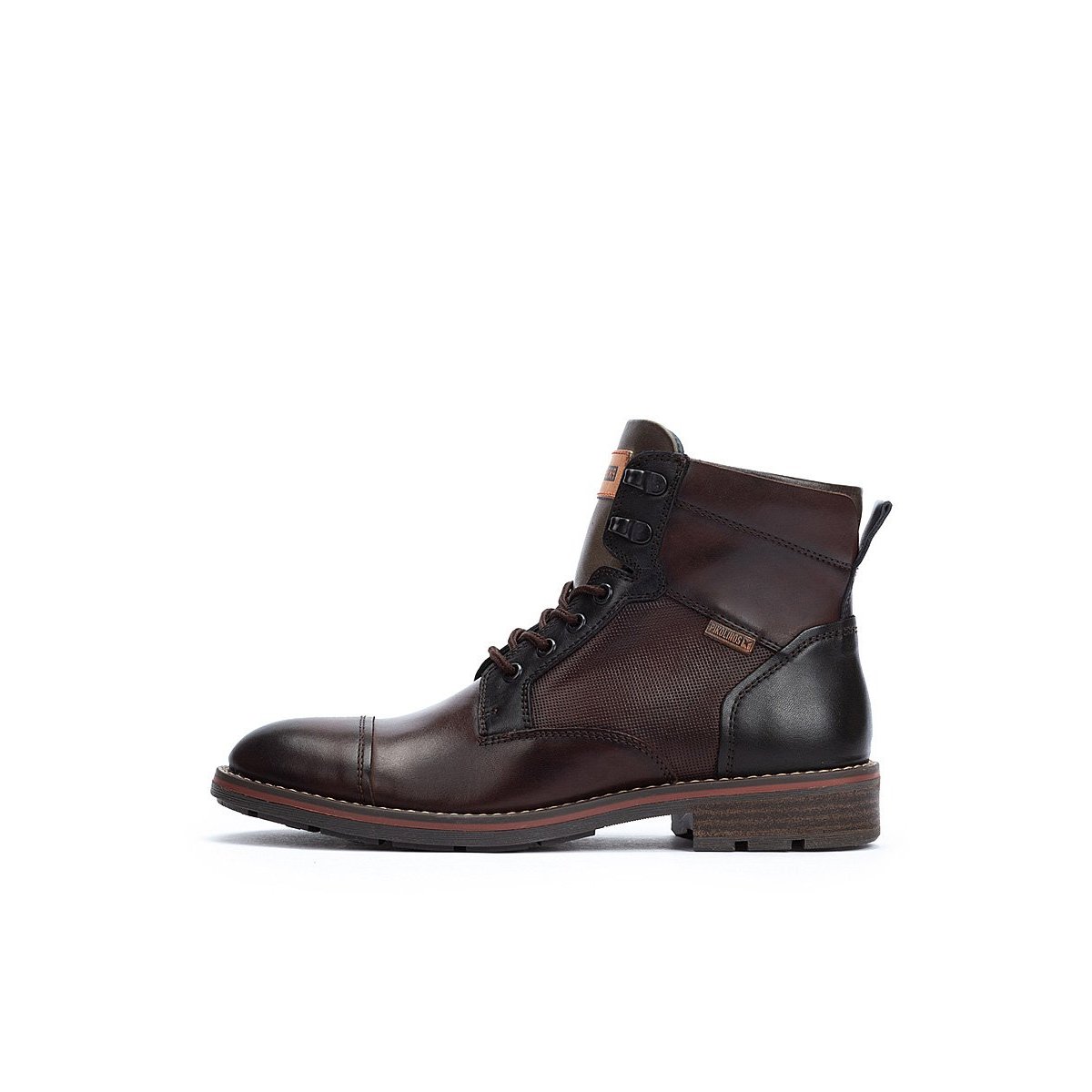 Bottines à lacets en cuir York olmo, PIKOLINOS