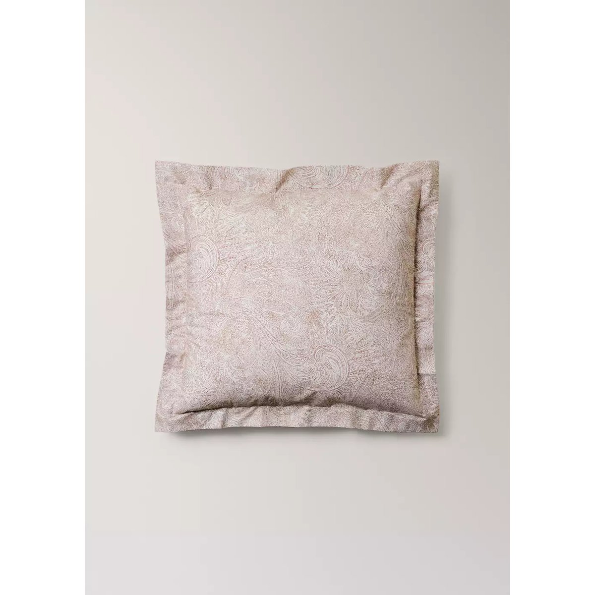 Taie d'oreiller 100 % percale de coton 60 x 60 cm cognac, MANGO HOME