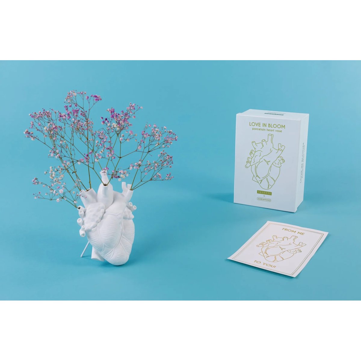 Vase LOVE IN BLOOM blanc, SELETTI