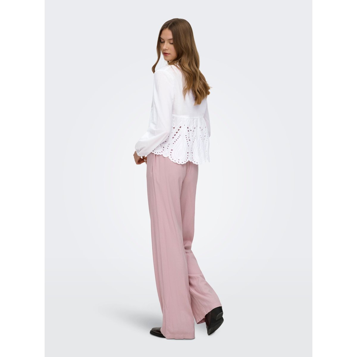 Pantalon burnished lilac, ONLY