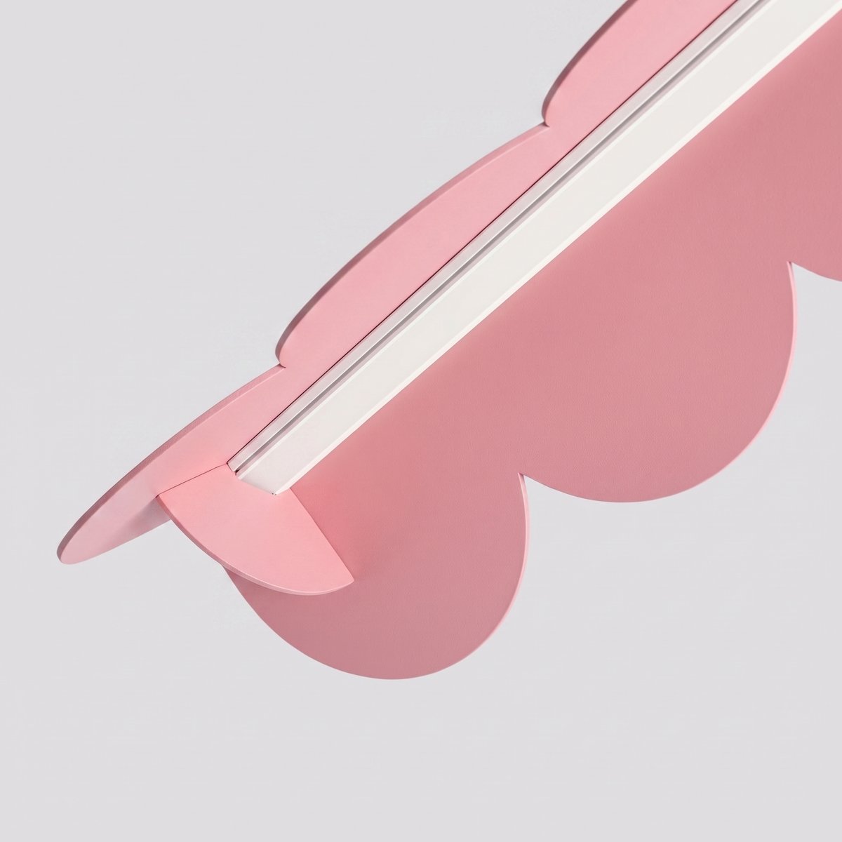 Suspension Aluminium Rose LED 1 Biscuit rose, EDEN