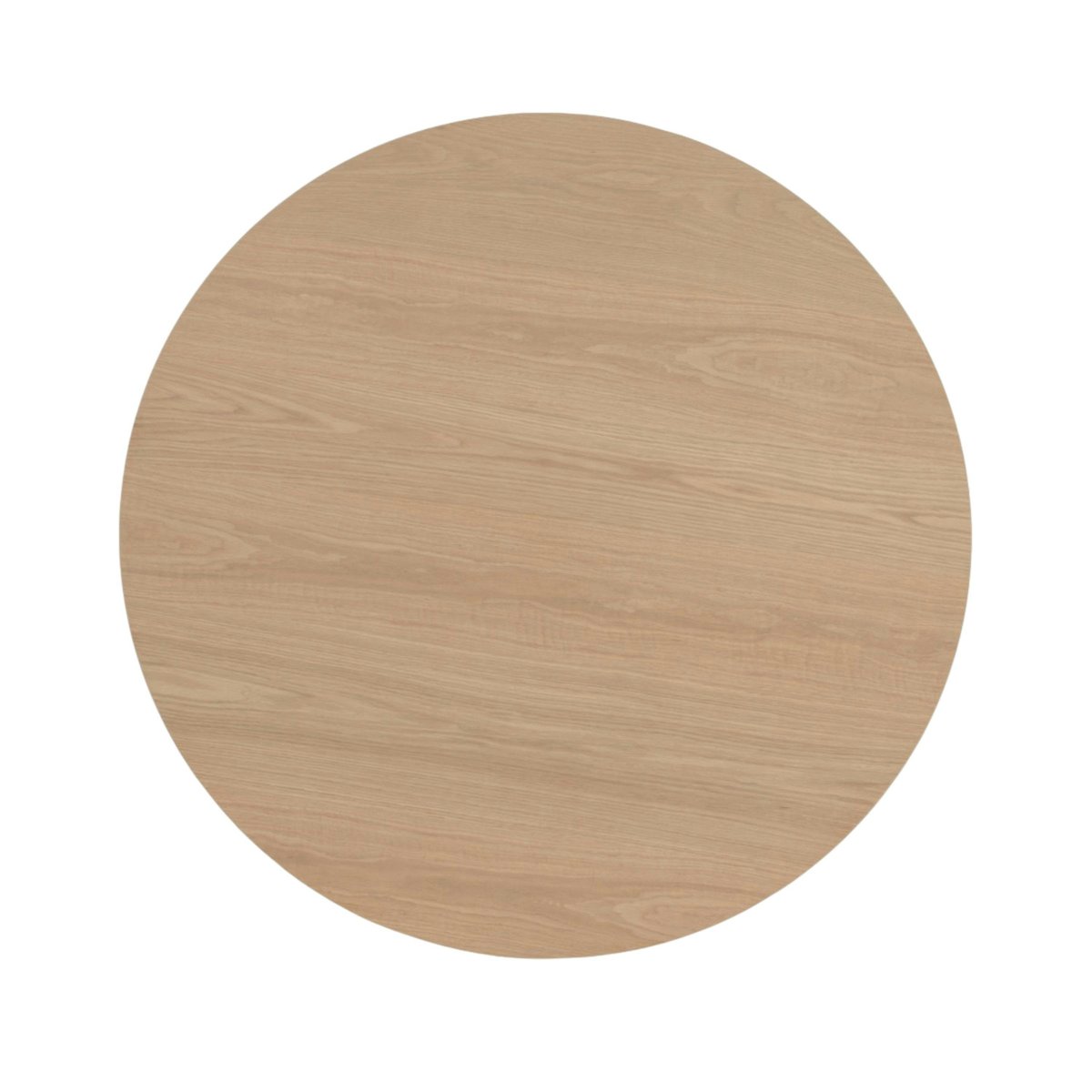 Table ronde diamètre 130 cm en bois LOREN bois clair, PIER IMPORT