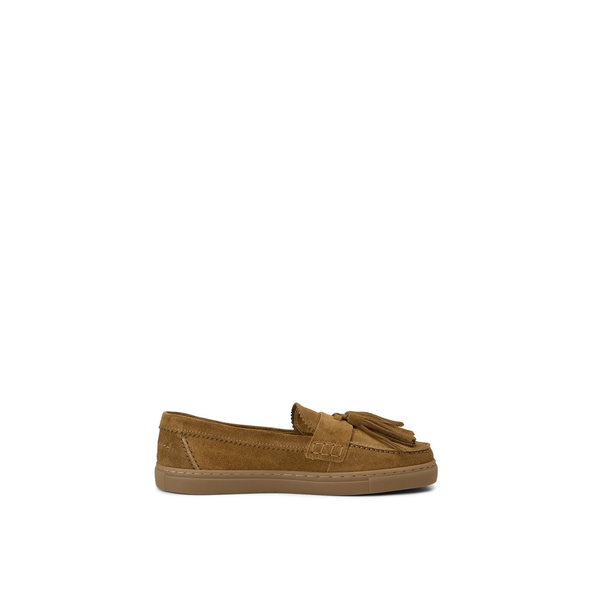 Mocassins modèle Kara en cuir velours huilé cognac, MARC O'POLO