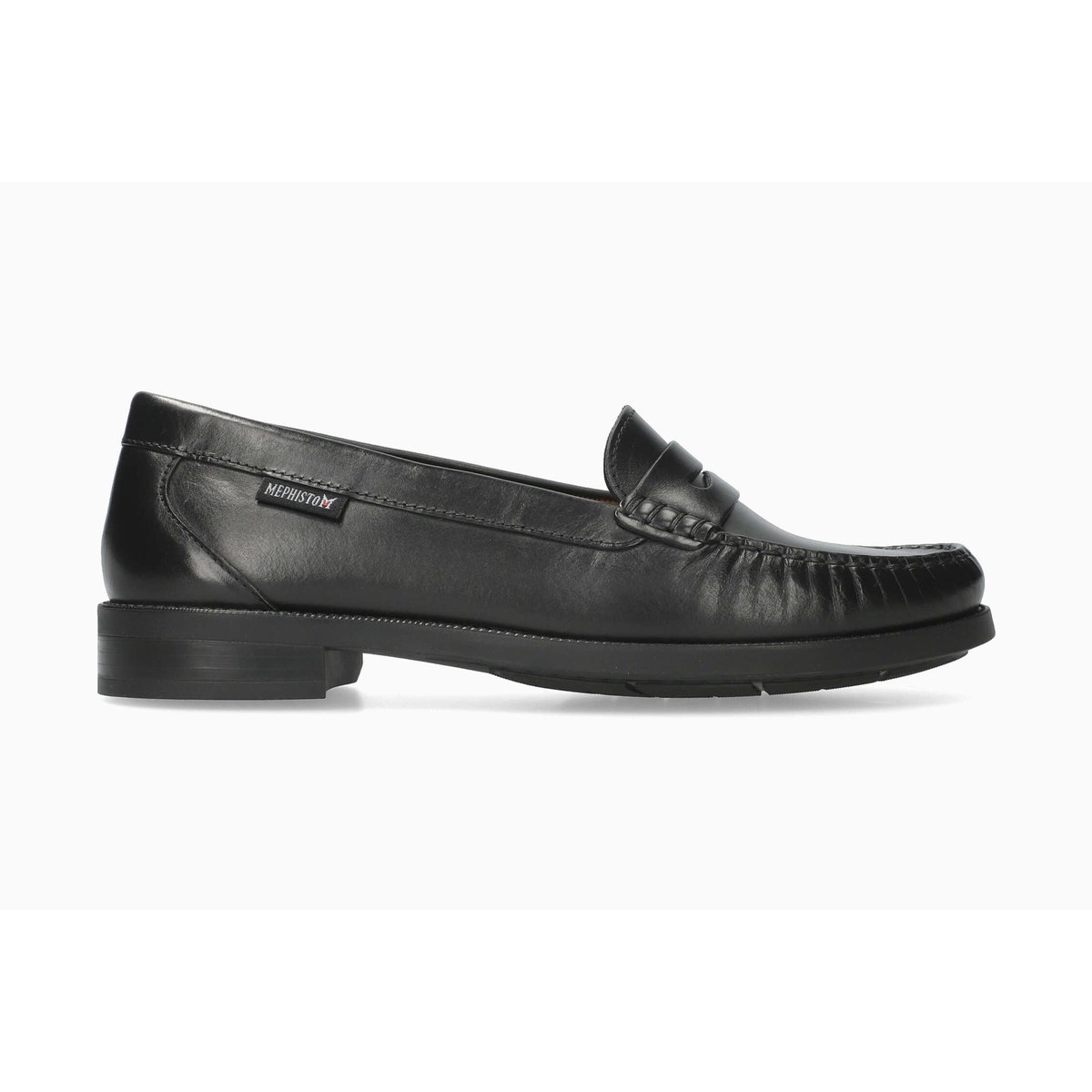 Mocassins en cuir NEDA noir p5147015, MEPHISTO