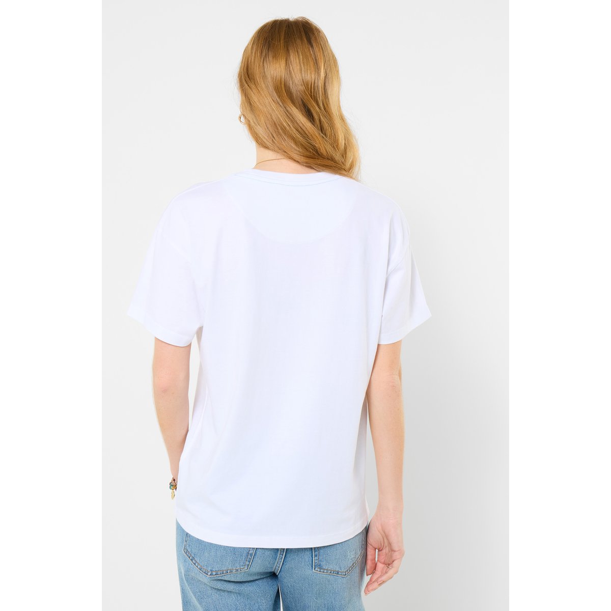 T-shirt ample à motif papillon blanc, JOE BROWNS