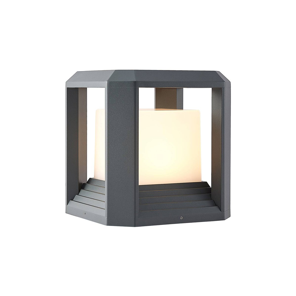 Luminaire extérieur en aluminium moderneLED anthracite, blanc, LUCANDE