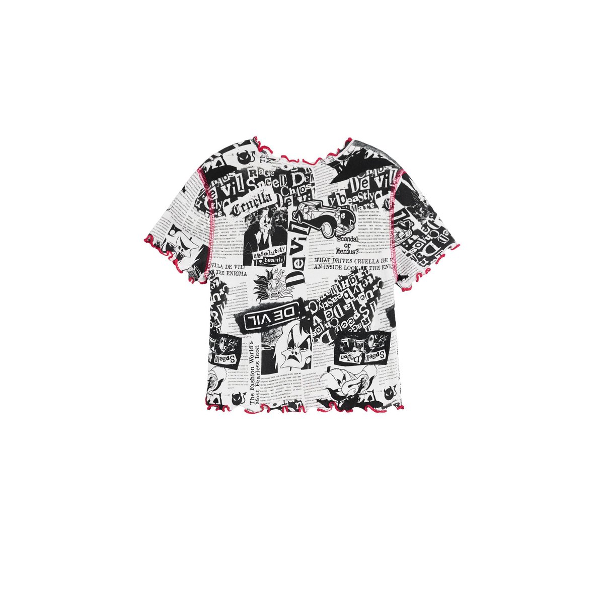 T-shirt Cruella Disney™ noir, DESIGUAL