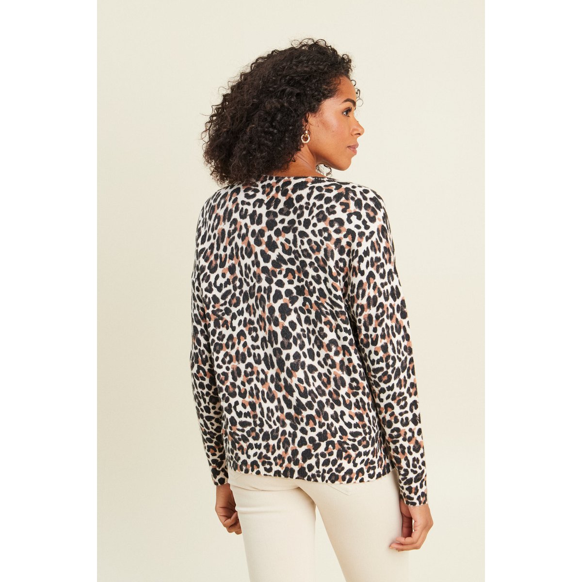 Pull manches longues bleu gris, BREAL