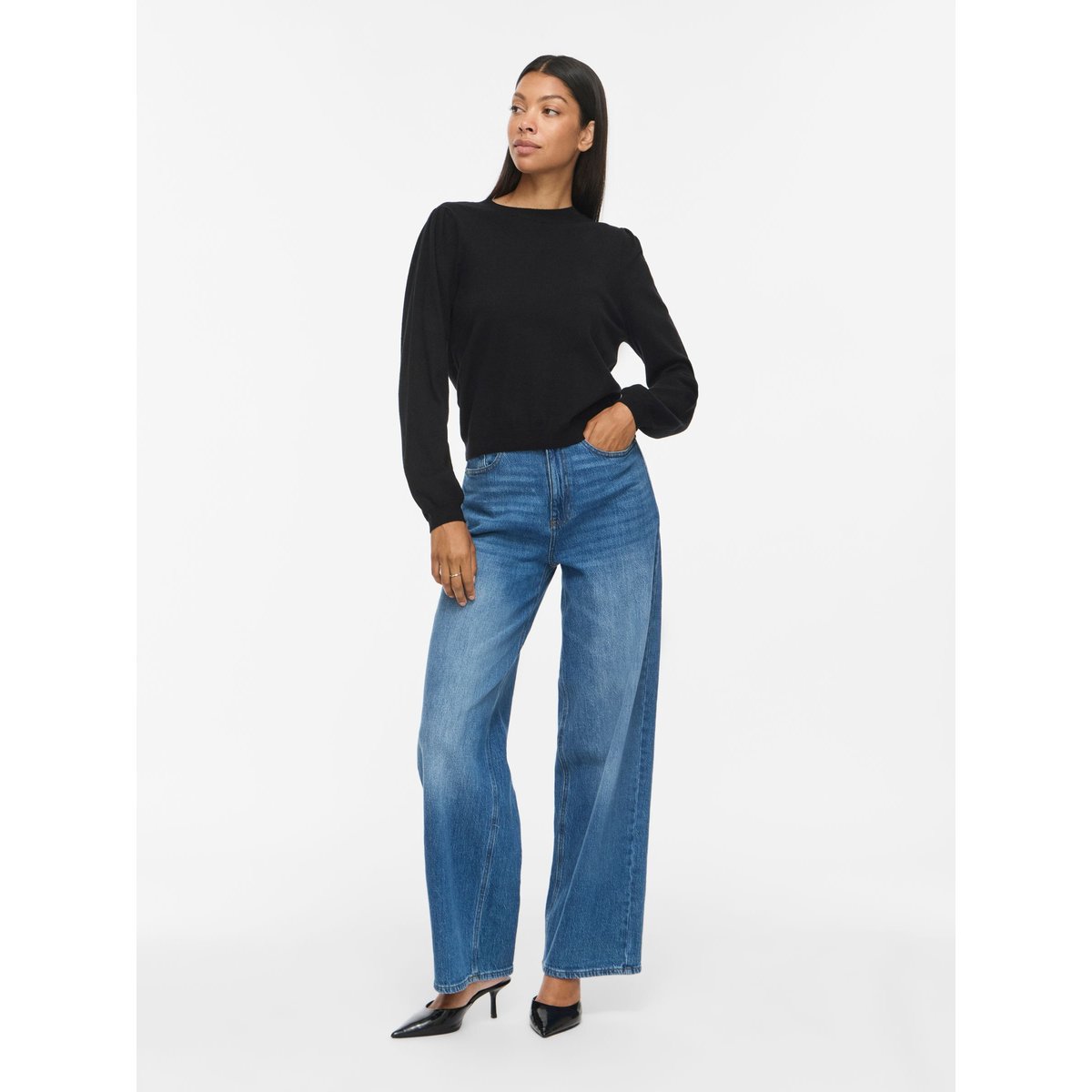 Pull En Maille noir - black1, VILA