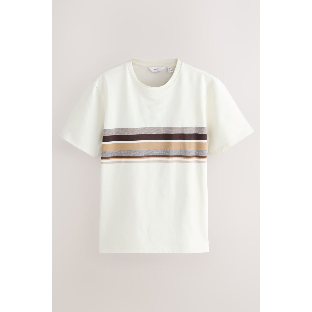 T-shirt en color-block, lot de 3 neutre/pierre/noir, NEXT