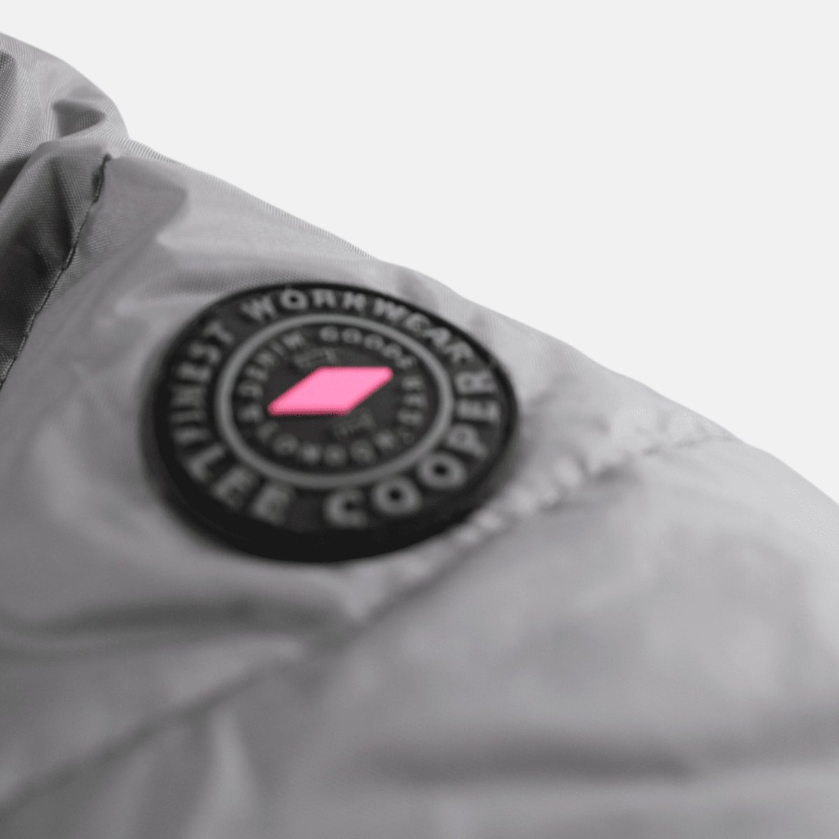 Doudoune matelassée zippée à capuche imprimée, coupe droite GRAND NORD gris, LEE COOPER