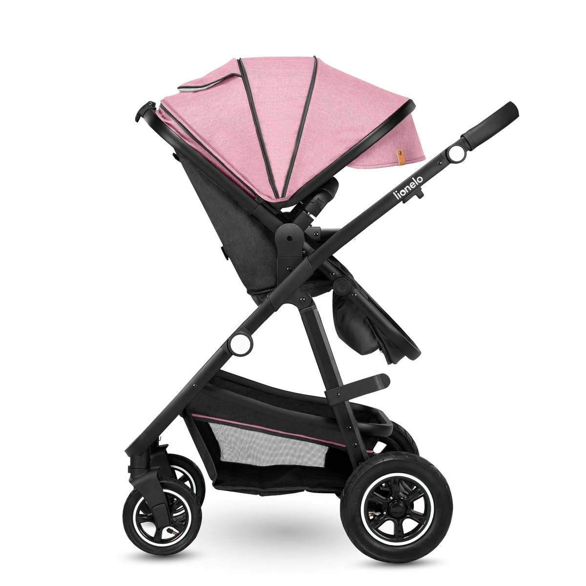 Poussette trio Amber Rose rose, LIONELO