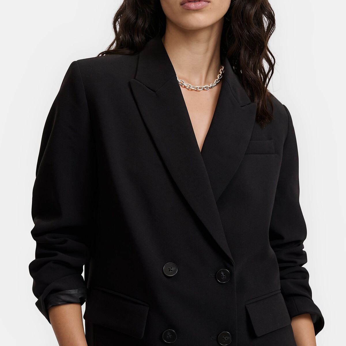 Loose Fit Blazer black, LA REDOUTE COLLECTIONS