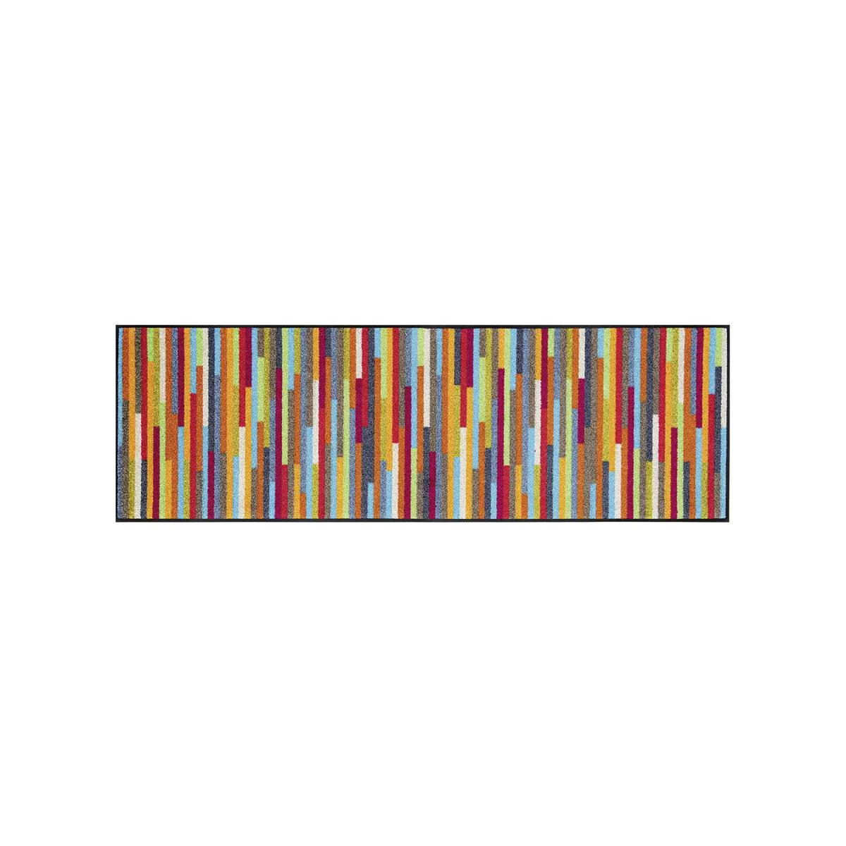 Paillasson tissé motif géométrique MIKATRI multicolore, UN AMOUR DE TAPIS